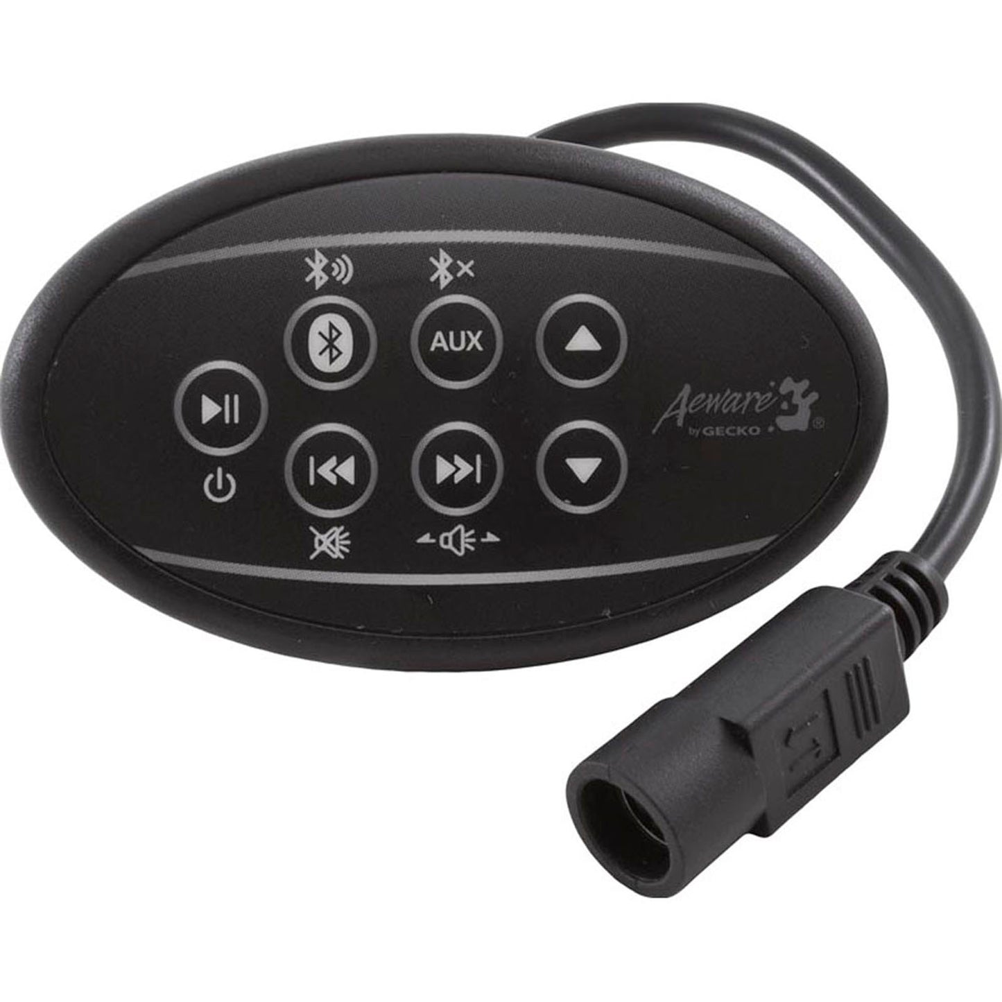 Touchpad, Gecko In.Stream In.K175, w/Overlay, 20ft Cord, Blk