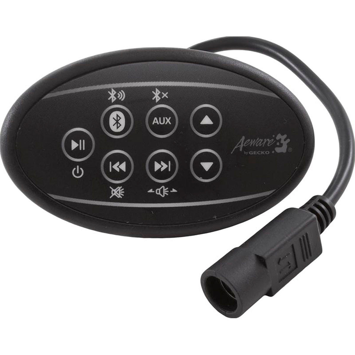 Touchpad, Gecko In.Stream In.K175, w/Overlay, 20ft Cord, Blk