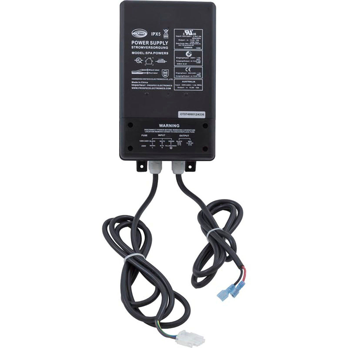 Power Supply, Milennia, Outdoor, 10A, 115v/230v, Spa Stereo