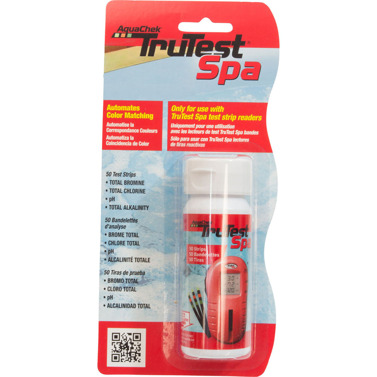 Tiras de prueba AquaChek, recambio TruTest Spa, 50 tiras