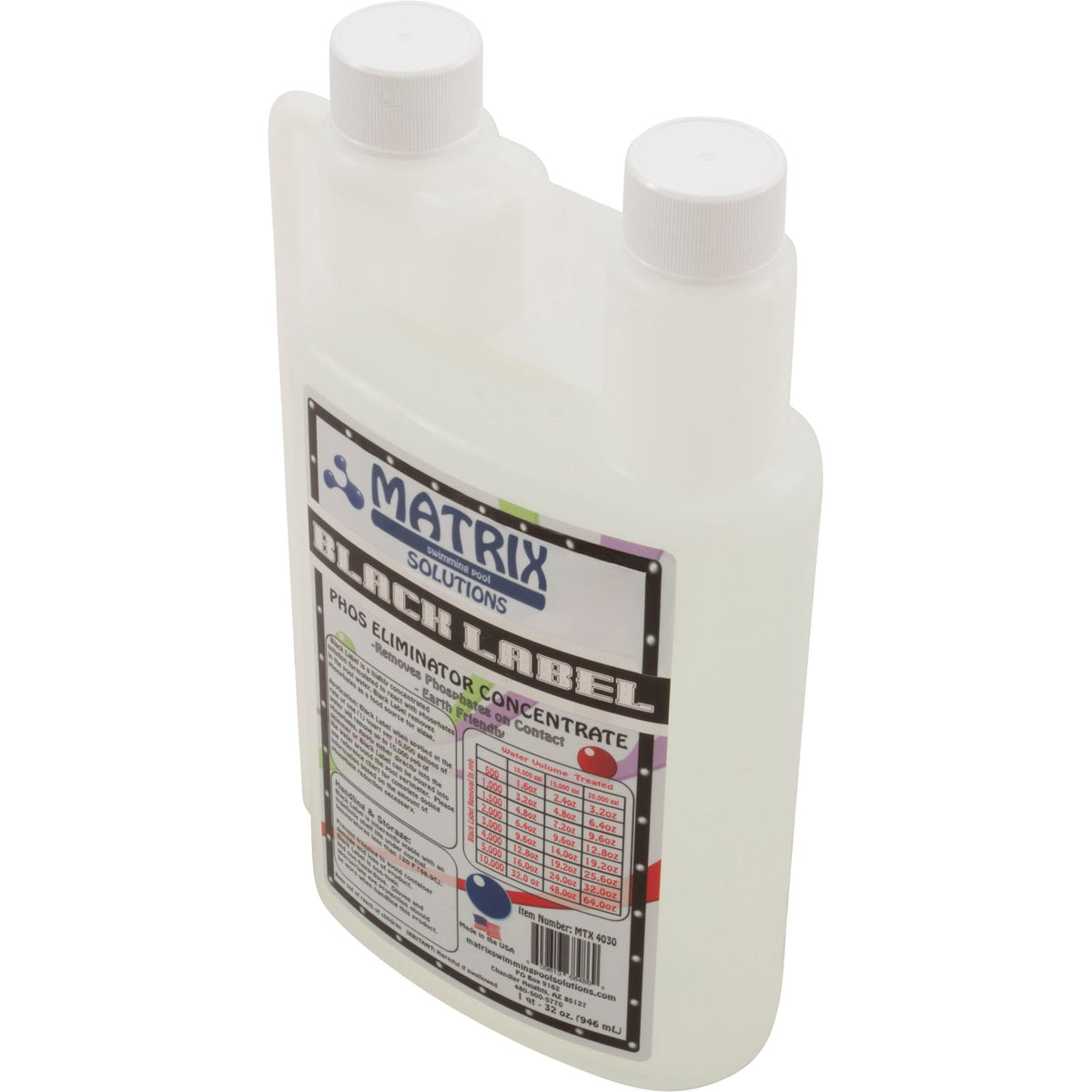 Phosphate Remover, Matrix Black Label, Measurable, 32oz