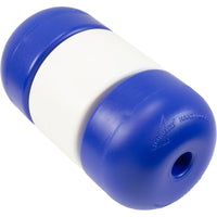 Pool Float, Handi-Lock, 5" x 9", 3/4" Rope, Blue/White/Blue