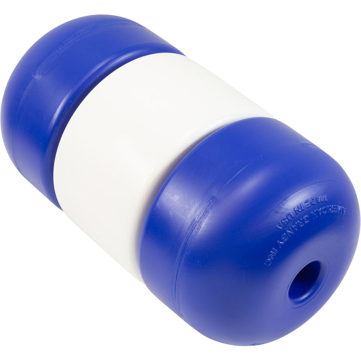 Pool Float, Handi-Lock, 5" x 9", 3/4" Rope, Blue/White/Blue