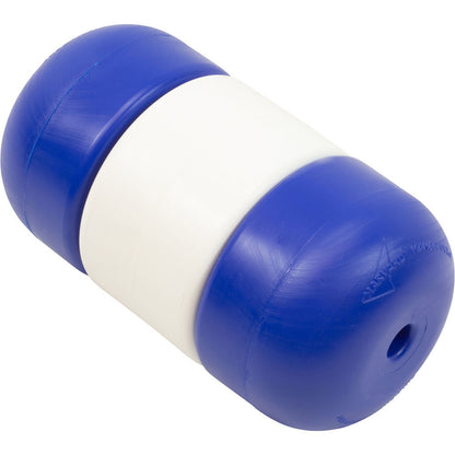 Pool Float, Handi-Lock, 5" X 9", 1/2" Rope, Blue/White/Blue