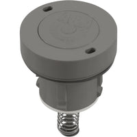 Cleaning Head, A & A Manufacturing Style I, Hi-Flow, Gray