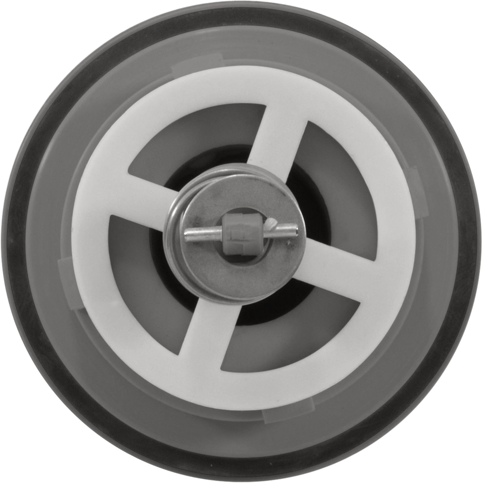 Cleaning Head, A & A Manufacturing Style I, Hi-Flow, Gray