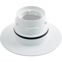 Adapter, A & A TurboClean to QuikClean, w/9/16" Orifice, Wht