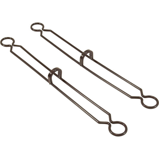 Clip, Filter Bag, Plastic, Black, Large, Quantity 2