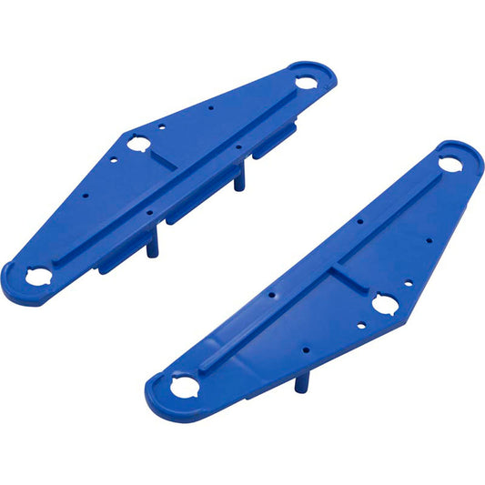 Side Plate, Aqua Products, 3400 Series, 6 Holes, Blue