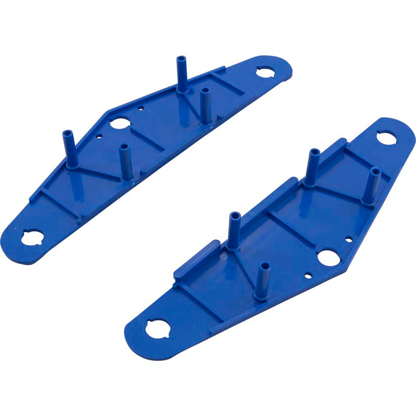Side Plate, Aqua Products, 3400 Series, 6 Holes, Blue