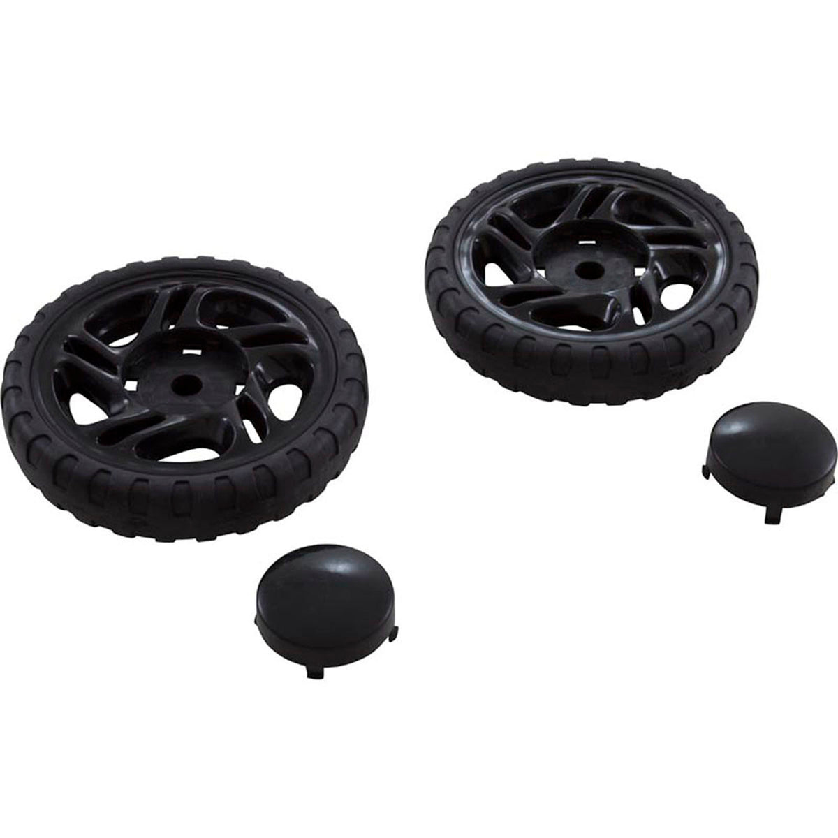 Wheel Assembly, Aqua Products, 2670BK Drilled