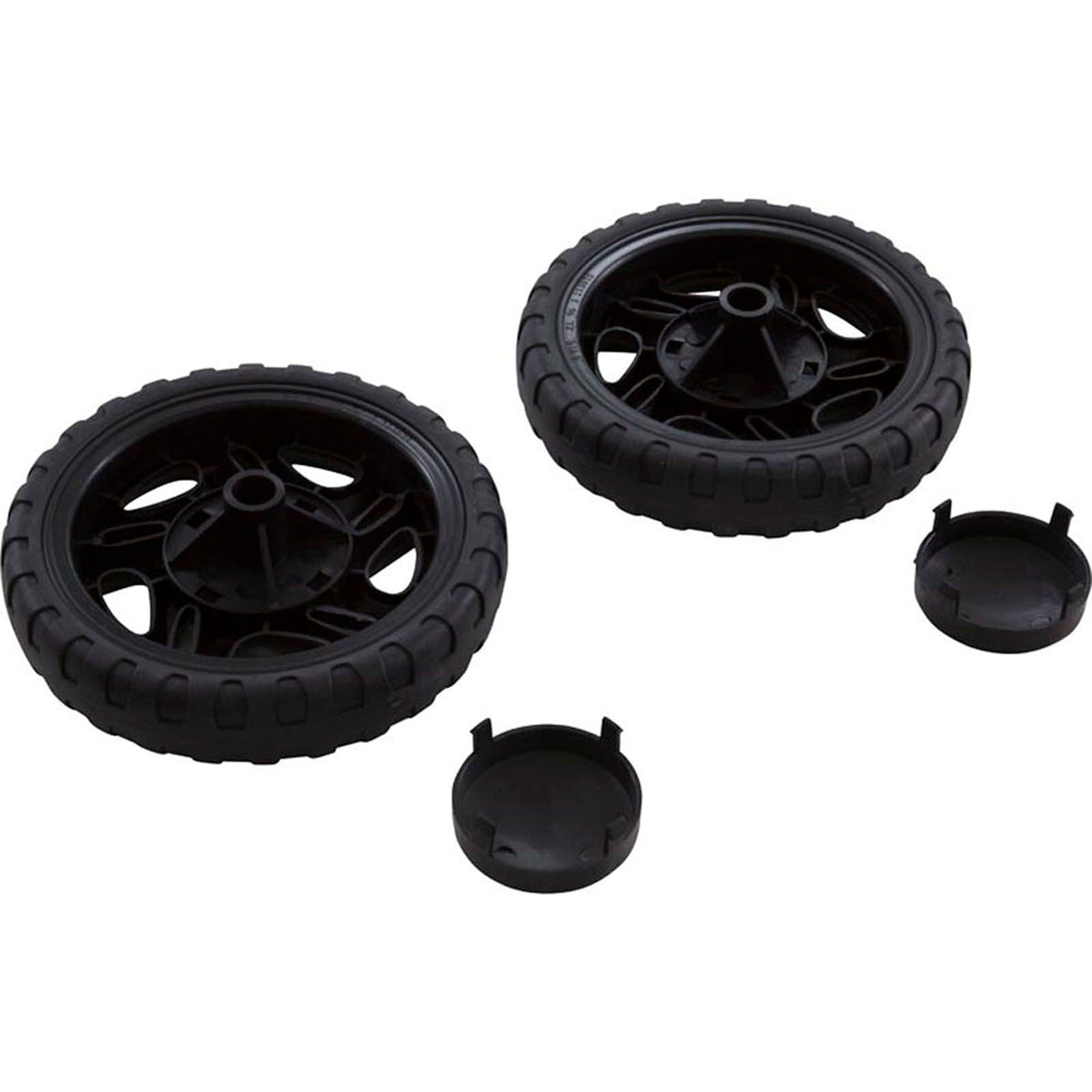 Wheel Assembly, Aqua Products, 2670BK Drilled
