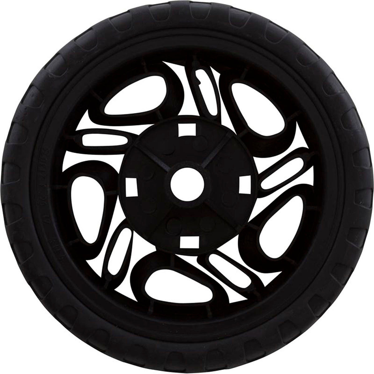 Wheel Assembly, Aqua Products, 2670BK Drilled