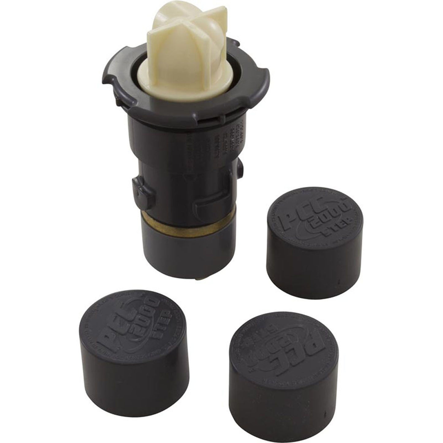 Cleaning Head, Paramount PCC 2000 Step Nozzle, Gray