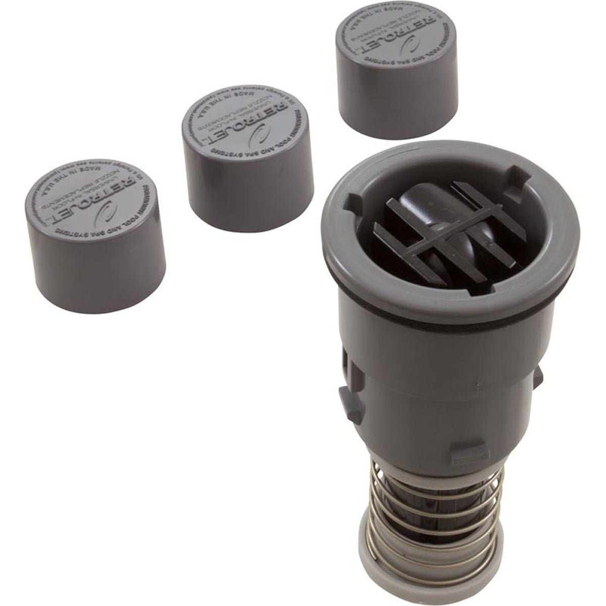 Replacement Nozzle, Paramount Retro A&A Quick Clean 2, Gray