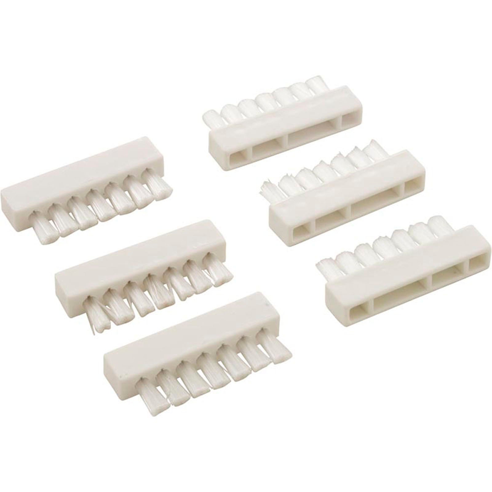 Brushes, Water Tech Pool Plaster Cleaners, Vac Head, Qty 6