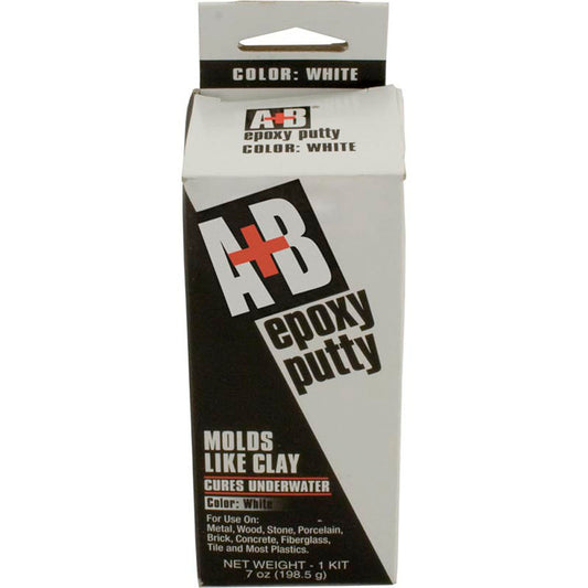 A+B Epoxy Putty, 7oz, White