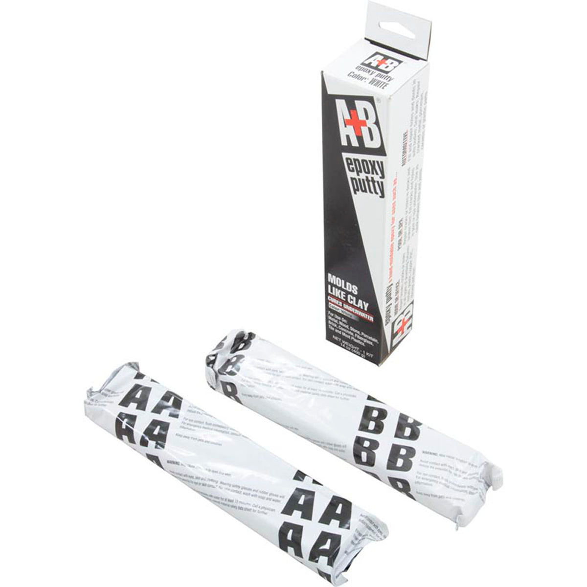A+B Epoxy Putty, 14oz, White