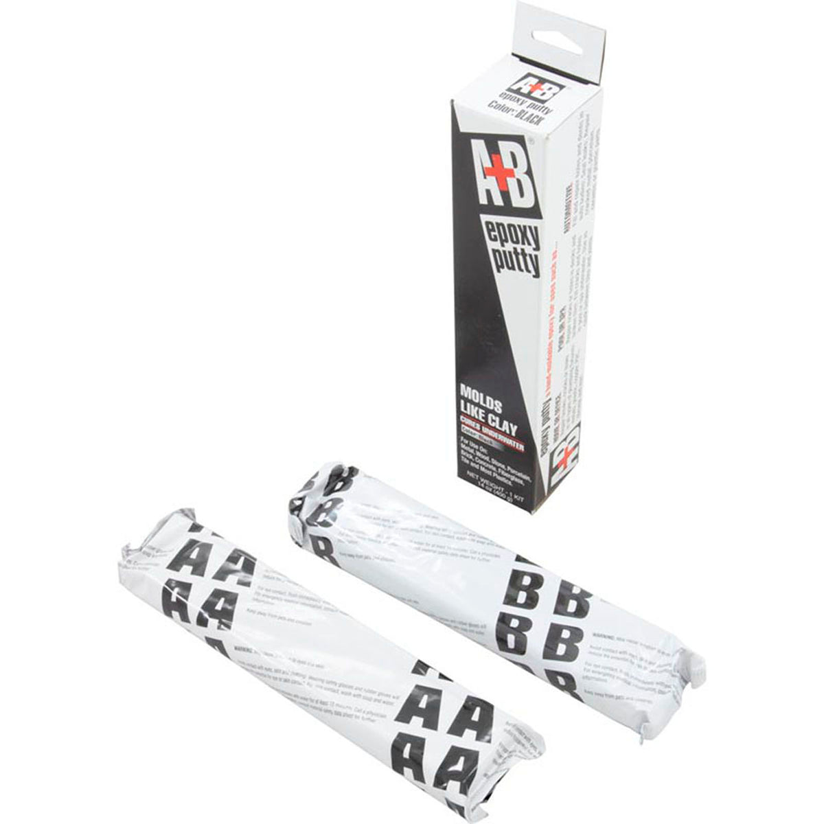 A+B Epoxy Putty, 14oz, Black