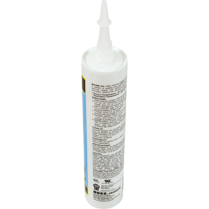 Silicone, Boss 100% RTV Sealant, Cartridge, Clear