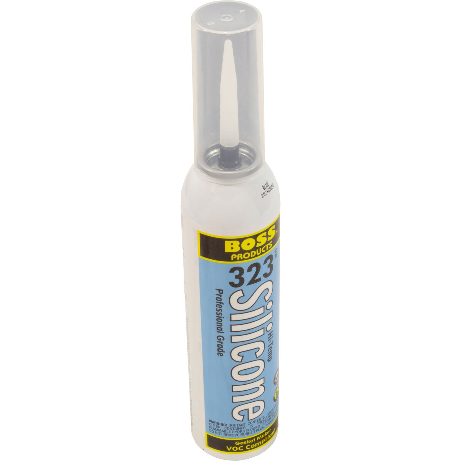 Silicone, Boss Hi-temp Gasket maker, 8oz, Can, Blue