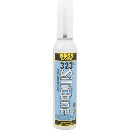 Silicone, Boss 323 Hi-Temp Gasket Maker, 8 oz. Can, Blue