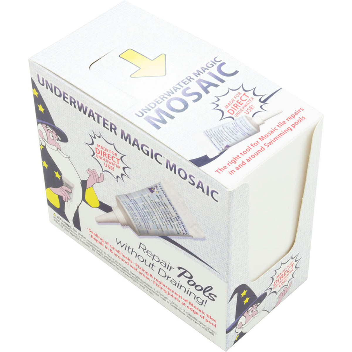 Sealant, Underwater Magic Mosaic, 2.1 oz Tube, 8ct, White