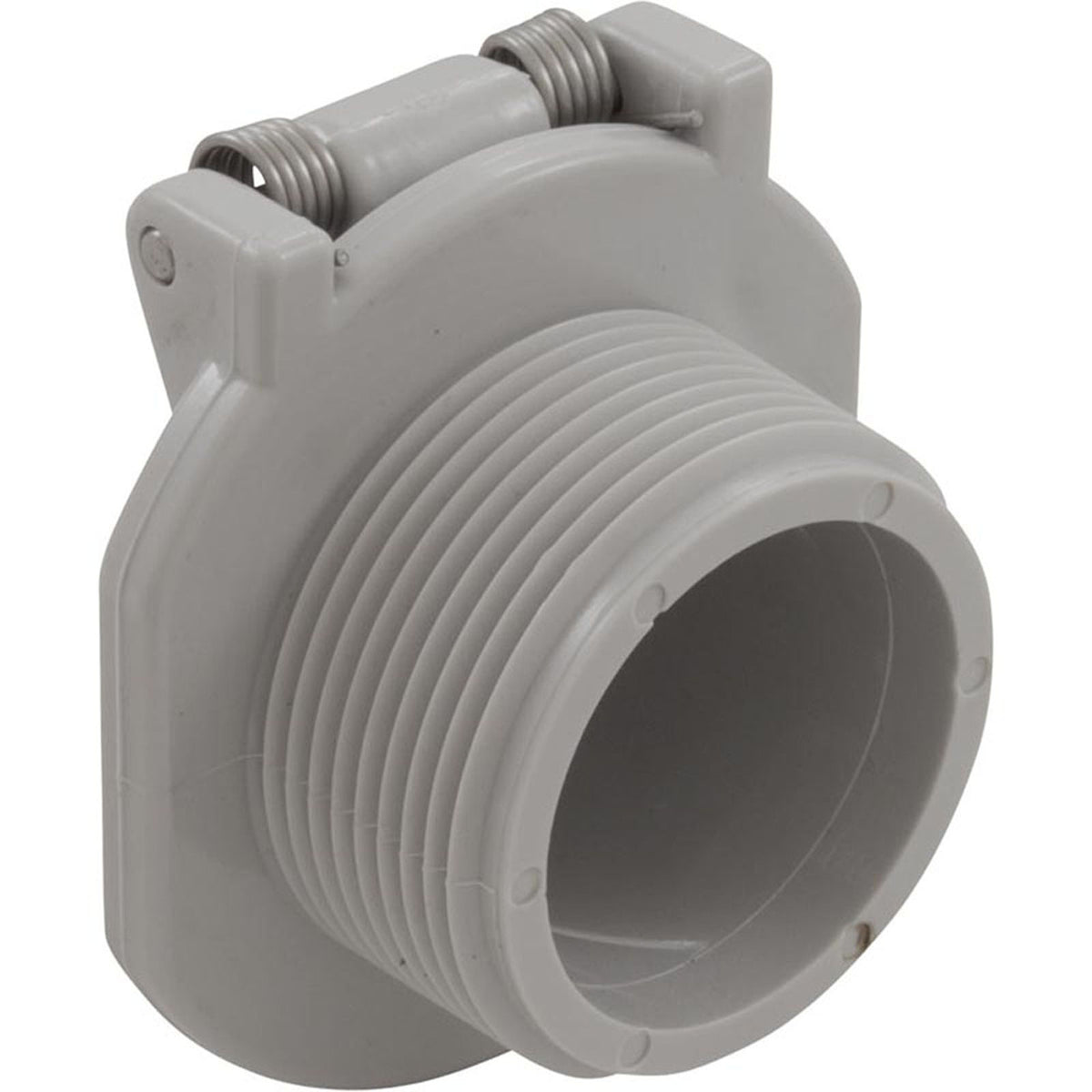 Wall Fitting, Hayward, Vac Lock Satefy, Gray