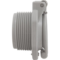 Wall Fitting, Hayward, Vac Lock Satefy, Gray