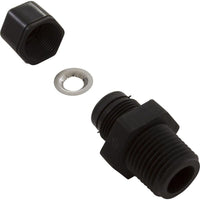Tube Connector, Aquasol Controllers, 1/2" MNPT x 3/8" Tube