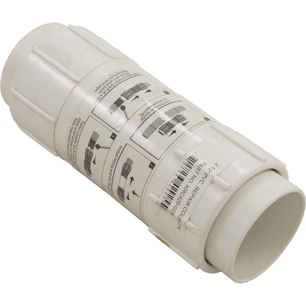 KwikRepair Coupling, Lass Ent, 2-1/2", Generic