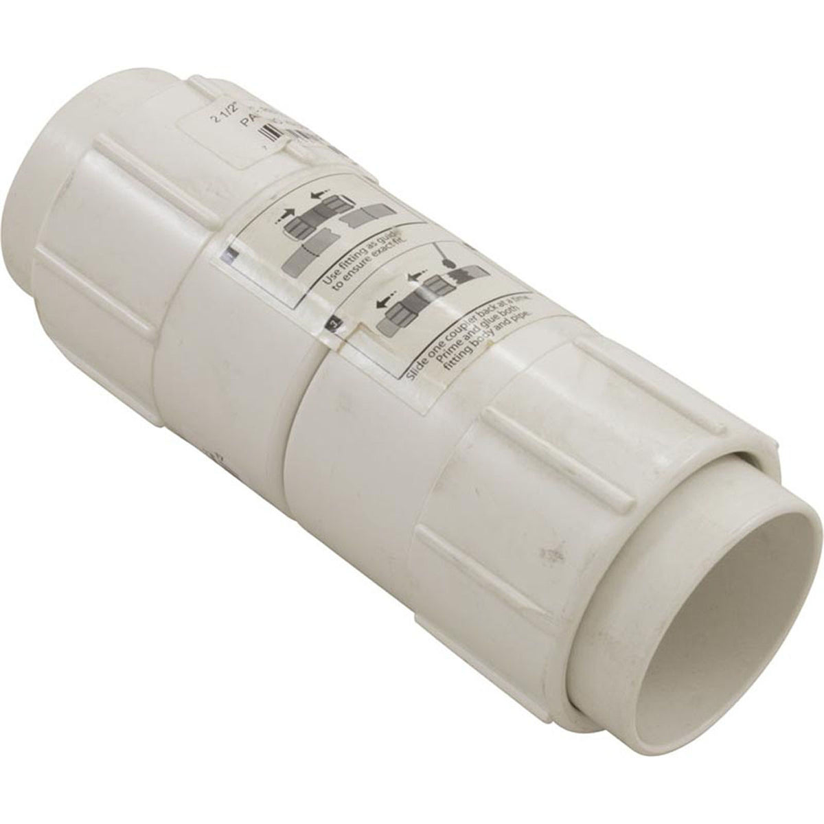 KwikRepair Coupling, Lass Ent, 2-1/2", Generic