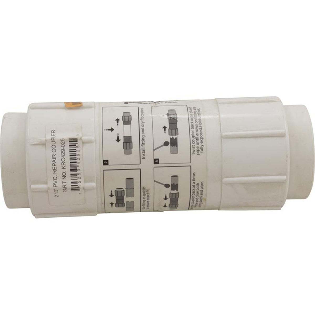 KwikRepair Coupling, Lass Ent, 2-1/2", Generic