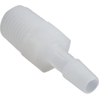 Barb Adapter, 1/4"b x 1/4"mpt, Kynar