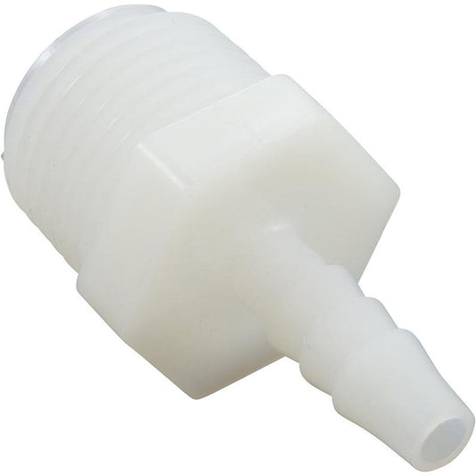Barb Adapter, 1/4" Barb x 1/2" Male Pipe Thread, Nylon