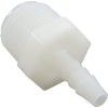 Barb Adapter, 1/4" Barb x 1/2" Male Pipe Thread, Nylon