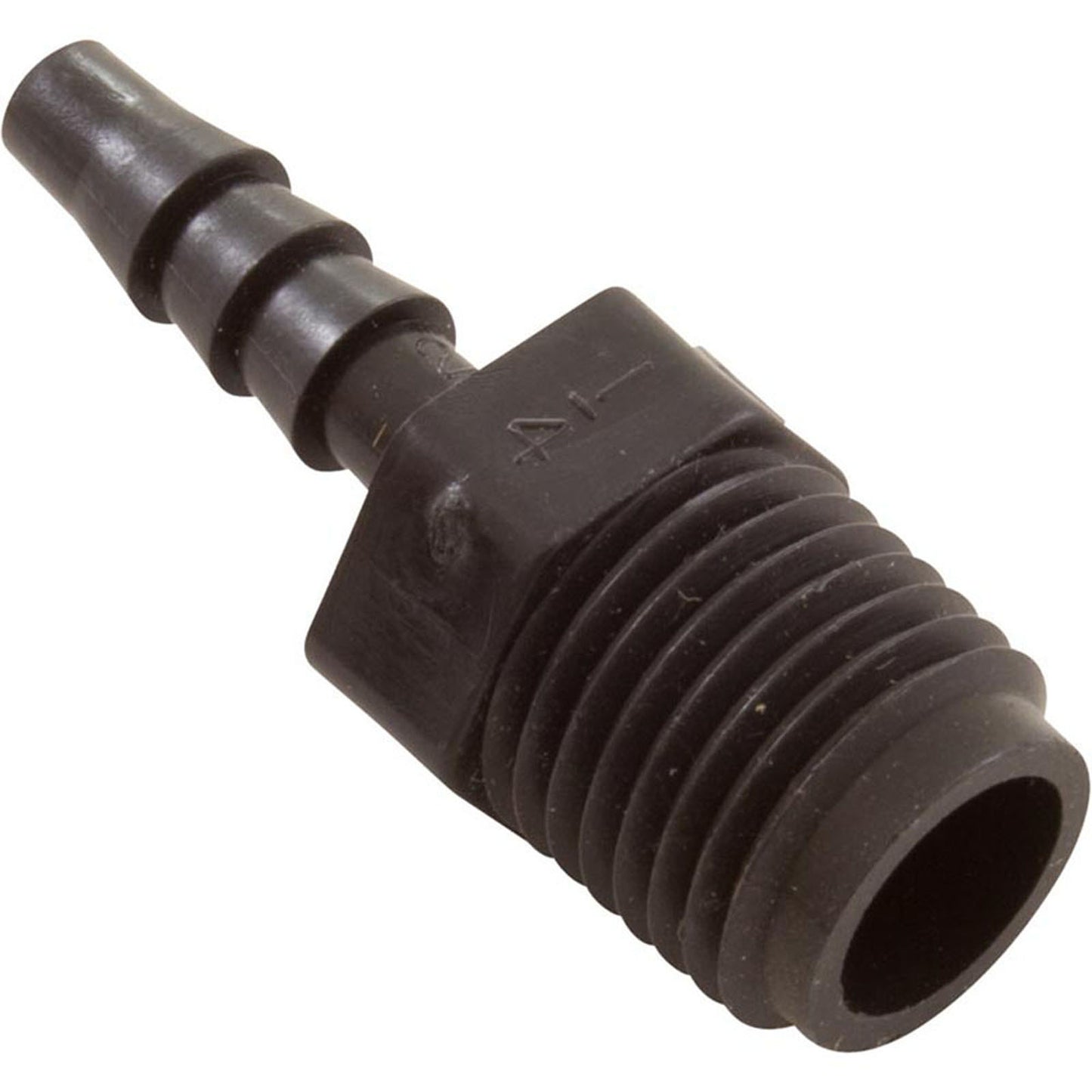 Barb Adapter, 1/4" Smooth Barb x 1/4" Male Pipe Thread