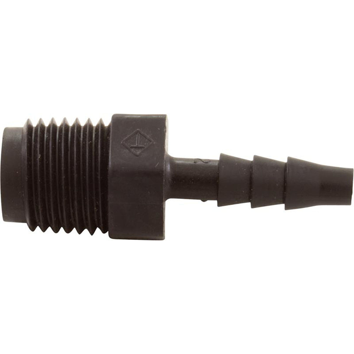 Barb Adapter, 1/4" Smooth Barb x 1/4" Male Pipe Thread