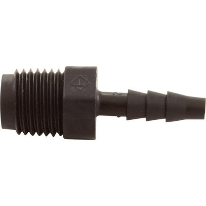 Barb Adapter, 1/4" Smooth Barb x 1/4" Male Pipe Thread