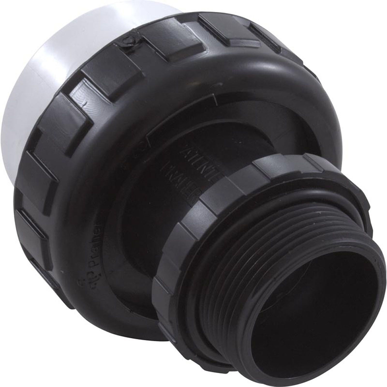 Adpt Union, Praher, Series 906, 1-1/2"mpt long x 2"s, w/O-Ring