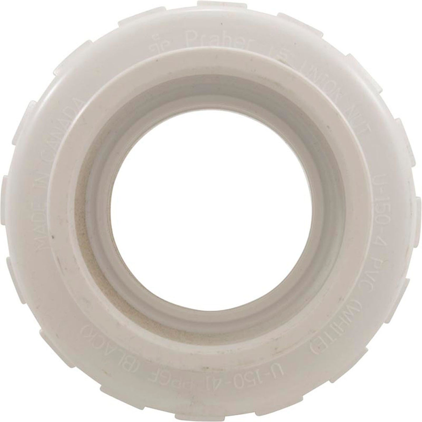 Union, Praher Full Flow, 1-1/2" Slip x 1-1/2" Slip, SCH40 PVC