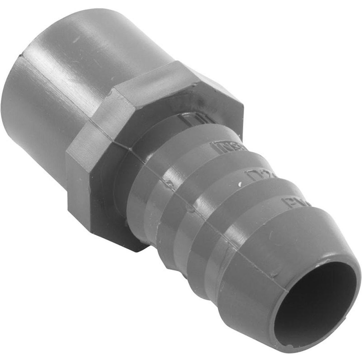 Adapter, 1/2" Slip x 3/4" Spigot x 3/4" Barb