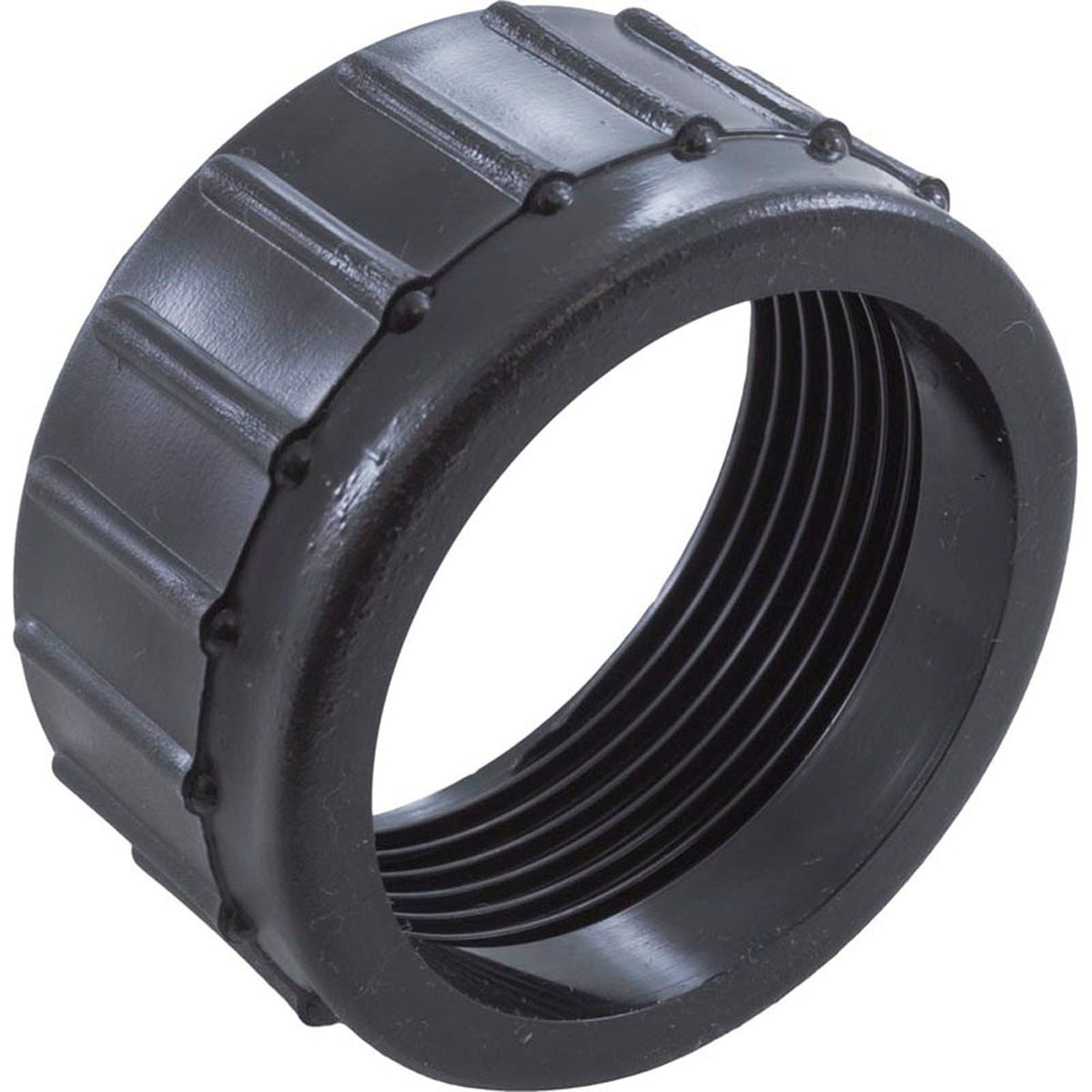 Union Nut, Waterway, 1-1/2", Black