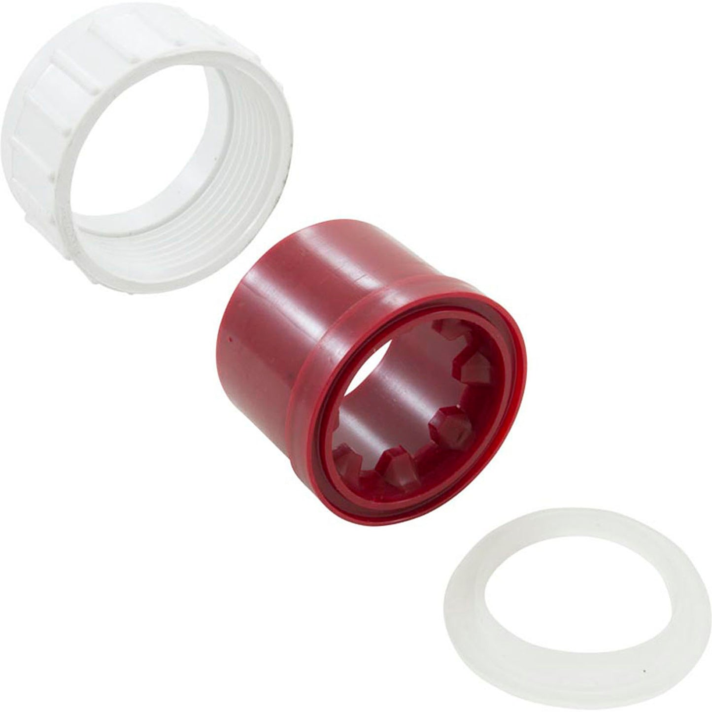 Pump Union, WW Fire, Hot Stick, 1-1/2"fbt x 1-1/2"s, w/Gskt