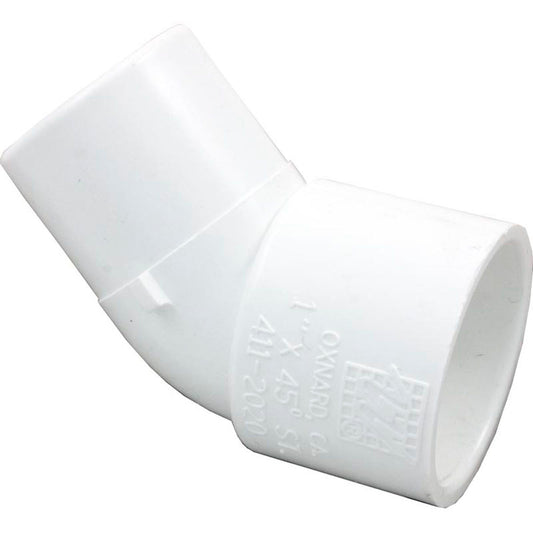 Coude 45, embout mâle 1" x 1" à glissement