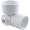90 Elbow, 1-1/2"s x 1-1/2"spg x 3/8"fpt side, sch40