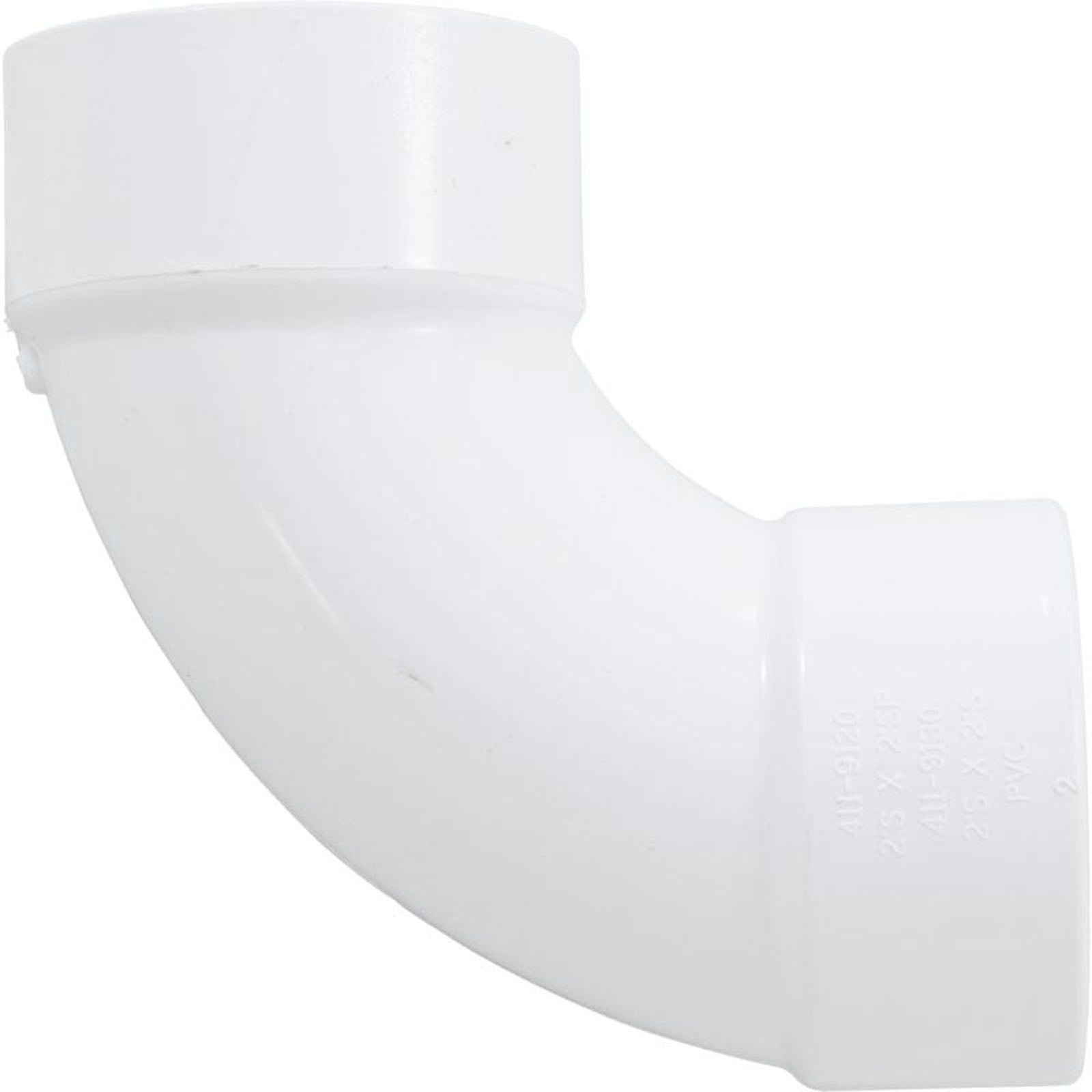 90 Elbow, Sweep, Waterway, 2" Slip x 2" Slip
