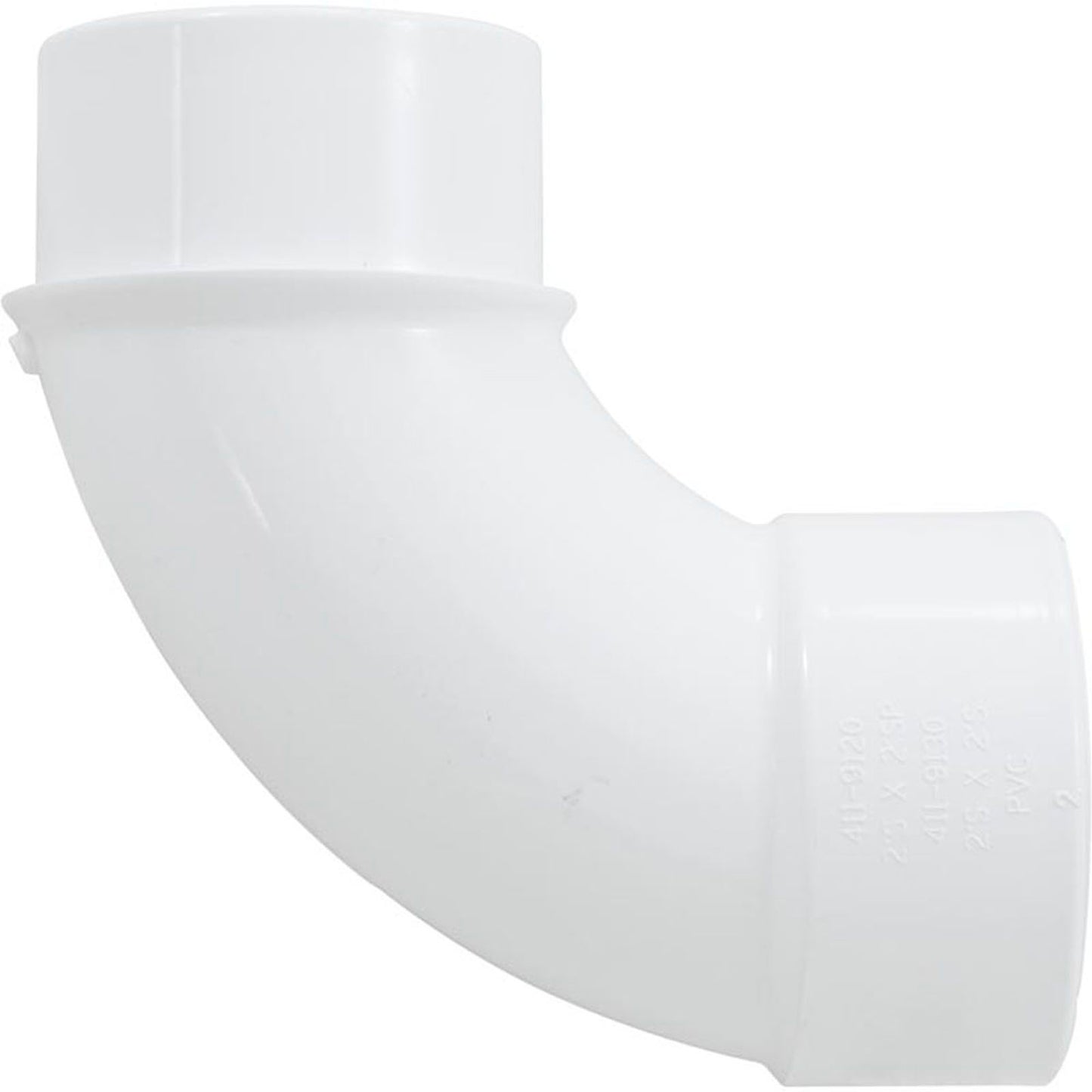 90 Elbow, Sweep, Waterway, 2" Slip x 2" Spigot