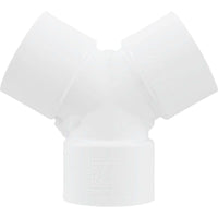 120 Wye, 1-1/2" Slip x 1-1/2" Slip x 1-1/2" Slip