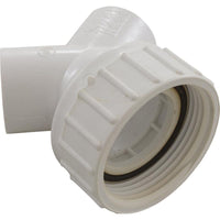 45 Wye, 1-1/2" Male Buttress Thread 1" Slip x Union, Low Pro